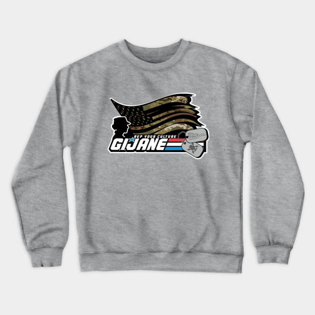 The Rep Your Culture Line: G.I. Jane Crewneck Sweatshirt by The Culture Marauders